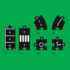 8MX-Mixed-3 WayToPlay autobaan - Mixed Extension Set