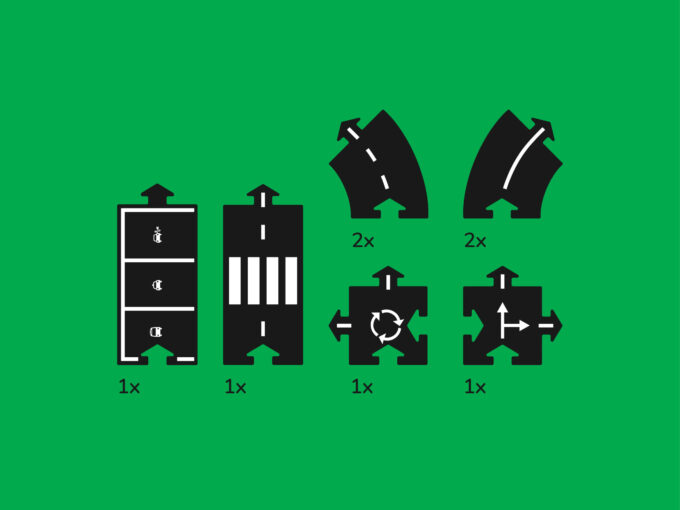 8MX-Mixed-3 WayToPlay autobaan - Mixed Extension Set