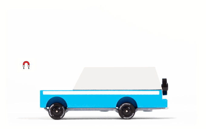 Houten auto - Mississipi Blue Mule