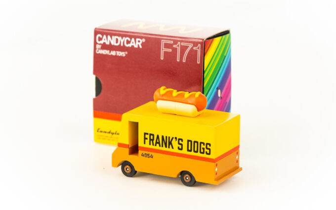 Houten auto - Candyvan Hot Dog Van