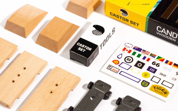 Houten auto - DIY - The Castor Set
