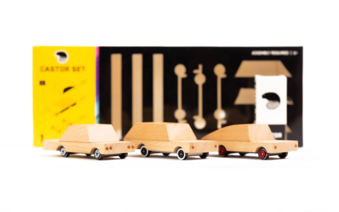 Houten auto - DIY - The Castor Set