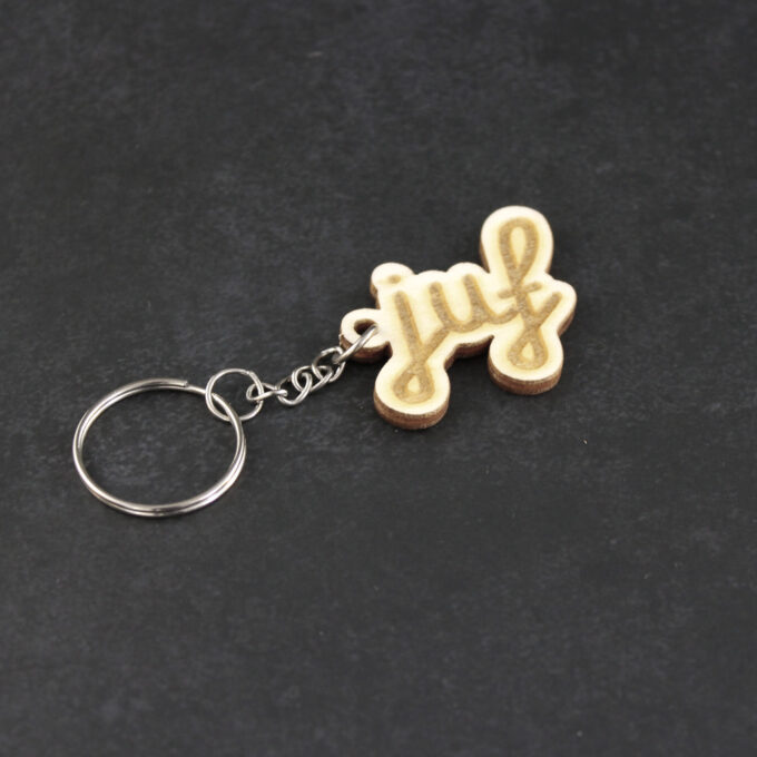 Sleutelhanger 'juf'