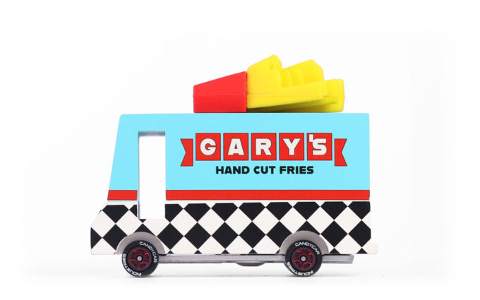 Houten auto - Candycar French Fry Van