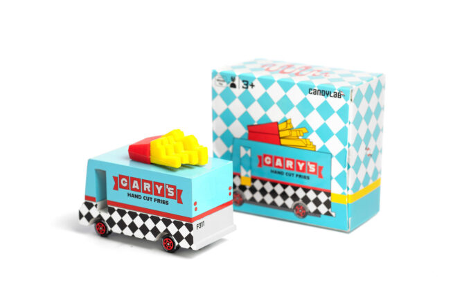 Houten auto - Candycar French Fry Van