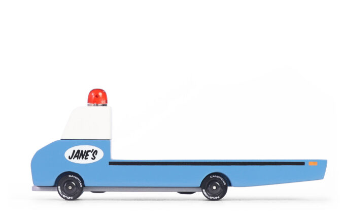 Houten auto - Candycar Jane's Tow Truck - takelwagen