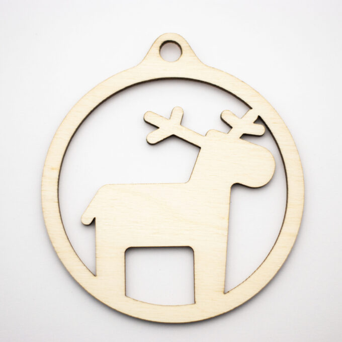 Kersthanger rond - eland