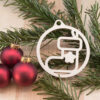 Kersthanger rond - kerstsok