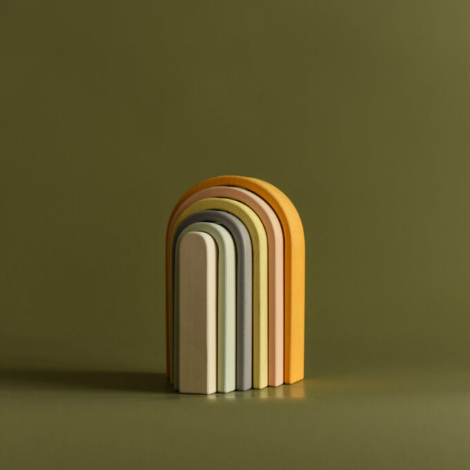Regenboog - mini pastel