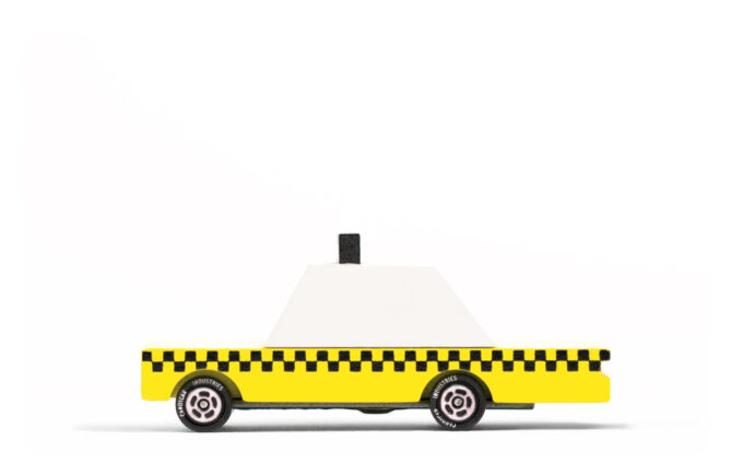 Houten auto - candycar Taxi