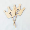 Cake topper kroon