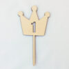 Cake topper kroon