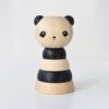 Houten stapeltoren - panda